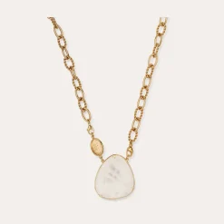 Collier Billy Silia grand modèle - Cristal de roche