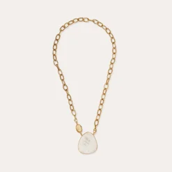 Collier Billy Silia grand modèle - Cristal de roche