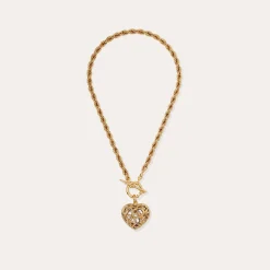 Collier Coracao Liane bicolore