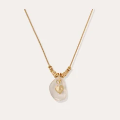 Collier Galet - Cristal de roche