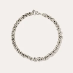 Collier Maille rond entrecroisé