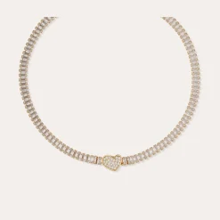 Collier Pailette Coeur