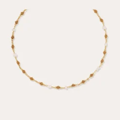 Collier Rosario - Nacre blanche