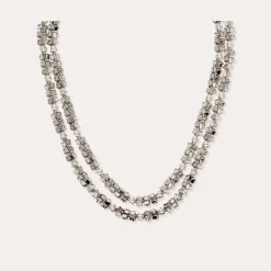Collier Trevise finition rhodium
