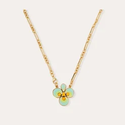Collier Trèfle émail