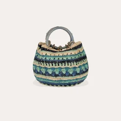 Sac Bourse Picot raphia