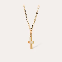 Sautoir Croix émail petit modèle