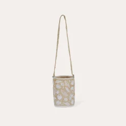 Sac seau Tahiti raphia